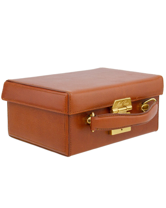 Chestnut Brown Small Grace Box Bag