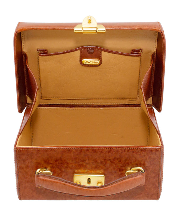 Chestnut Brown Small Grace Box Bag