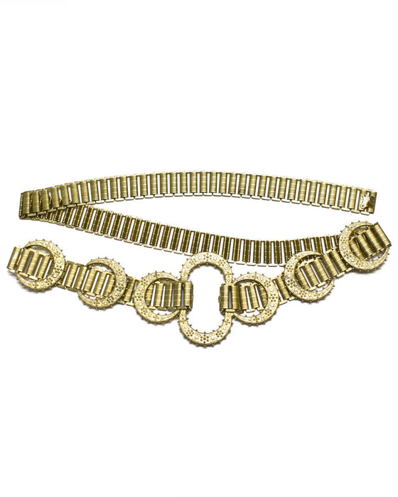Gold link belt