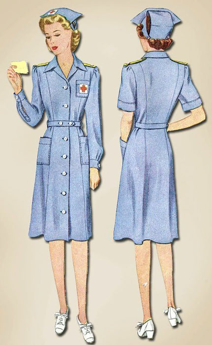 Blue American Red Cross Volunteer Uniform Mint Condition
