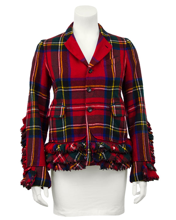 Red Tartan Wool Jacket, Autumn / Winter 2000