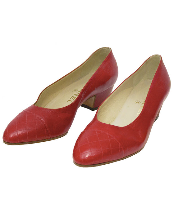 Red Lady Pumps