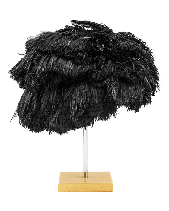 Black Feather Hat