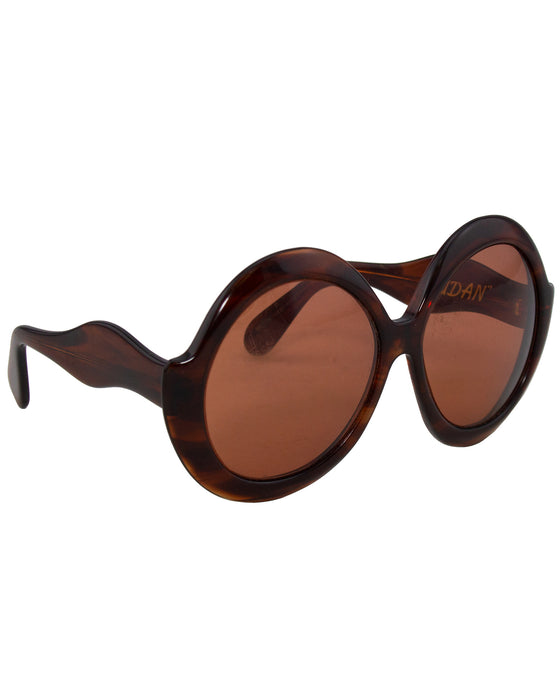 Ultra Designs by Brandy Oversized Round Sunglasses