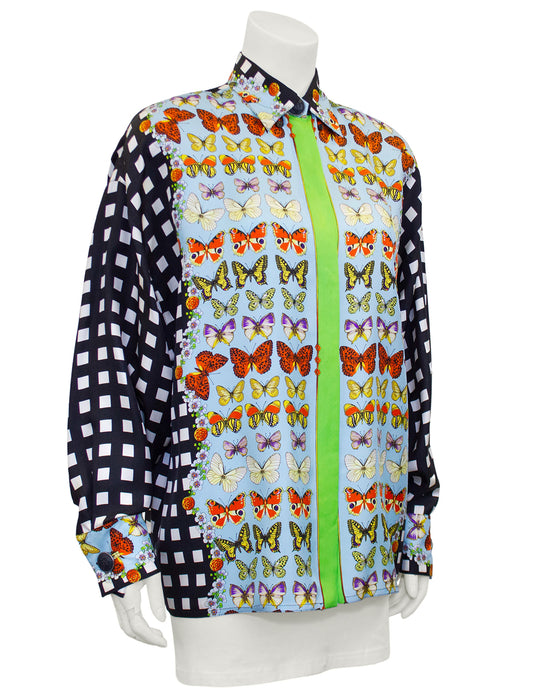 Butterfly Silk Shirt