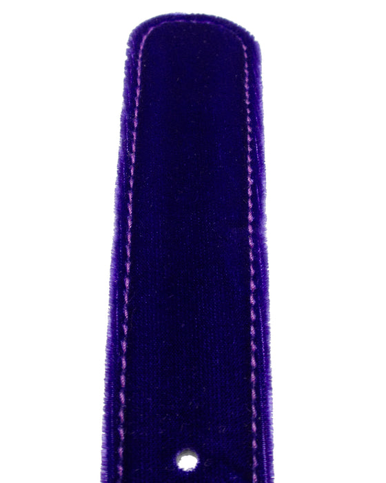 Purple Velvet and Pearl Belt