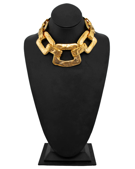 Gold Chain-Link Necklace