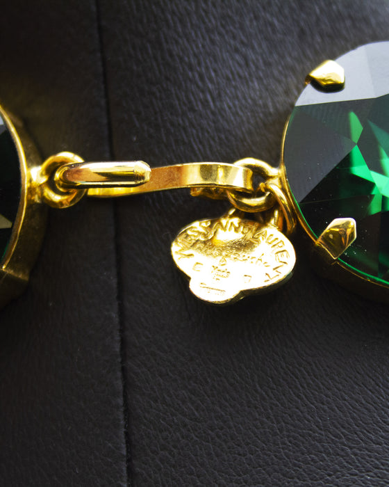 Turquoise, Red & Green Beaded Necklace