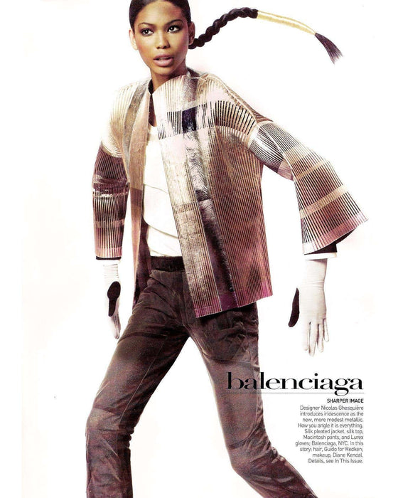 Pink Metallic Spring 2009 Pleated Jacket