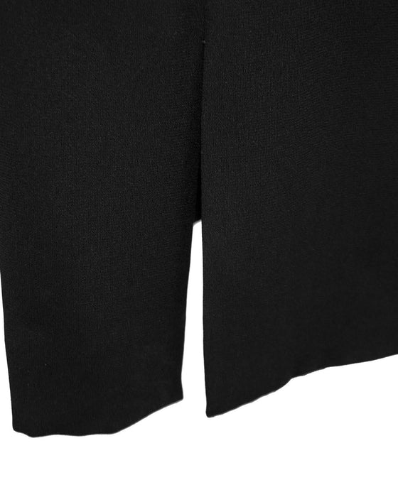 Black Dress with Rhinestone Trim