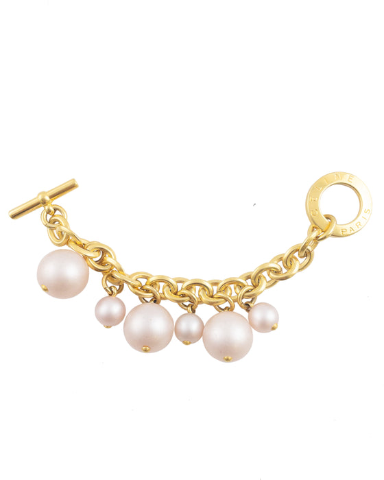 Faux Jumbo Pearl Bracelet