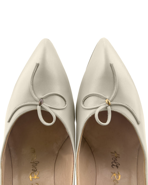 Beige Leather Pumps by Roger Vivier