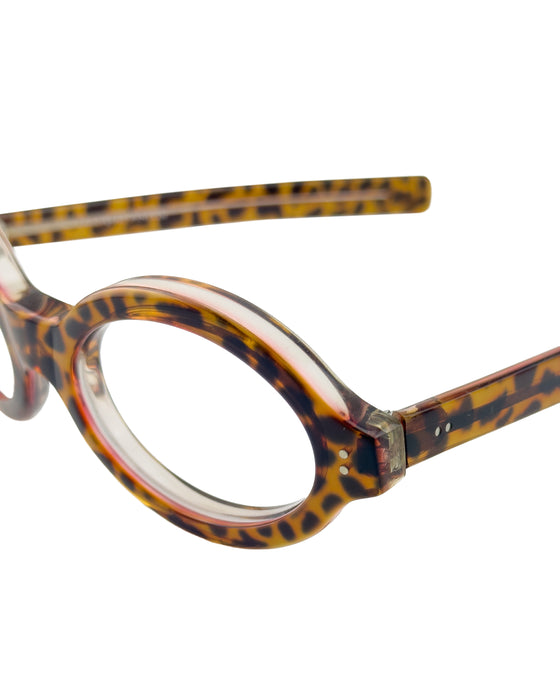 Tortoise Oval Glass Frames