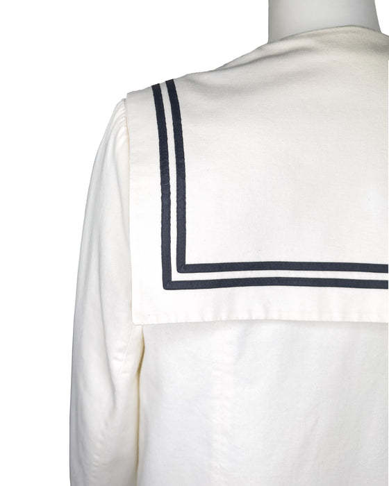 White Breasted White and Black Sailor Jacket