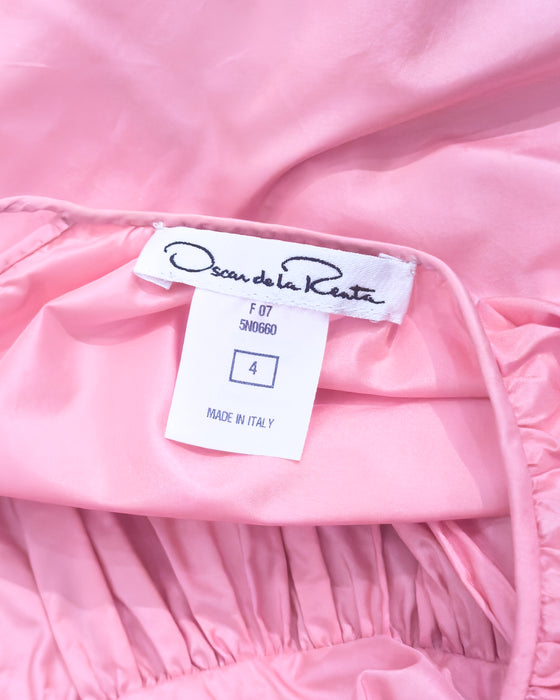 Pink Taffeta Evening Ensemble