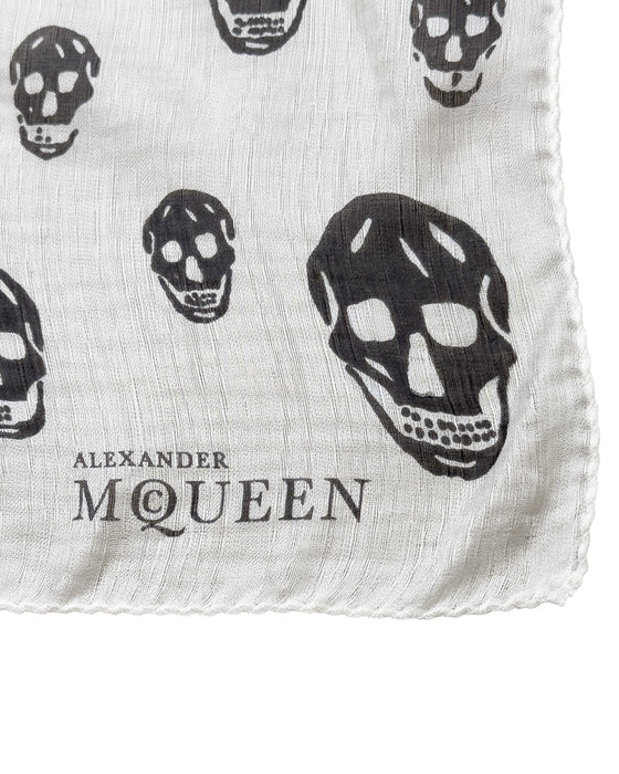 Black & White Skull Scarf