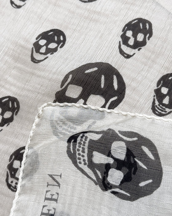 Black & White Skull Scarf
