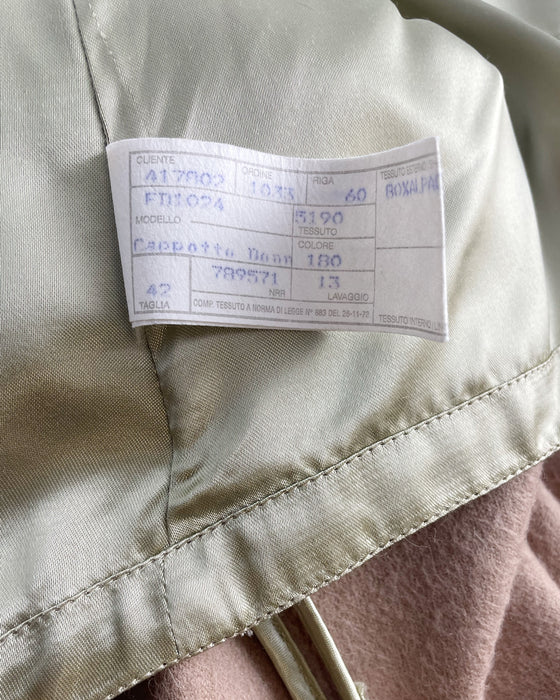 Beige Alpaca and Wool Maxi Coat