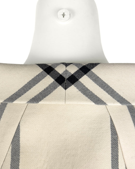 Balenciaga by Nicolas Ghesquière FW 2006 Runway Plaid Wool Jacket & Skirt Suit