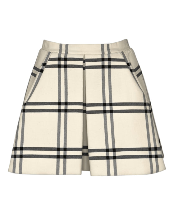 Balenciaga by Nicolas Ghesquière FW 2006 Runway Plaid Wool Jacket & Skirt Suit