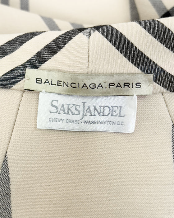 Balenciaga by Nicolas Ghesquière FW 2006 Runway Plaid Wool Jacket & Skirt Suit