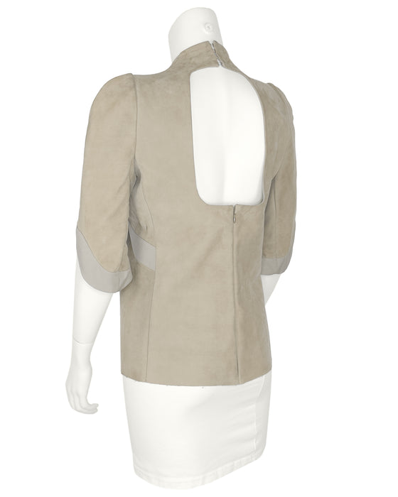 Balenciaga by Nicolas Ghesquiere Spring 2009 Runway Sculptural Leather Top