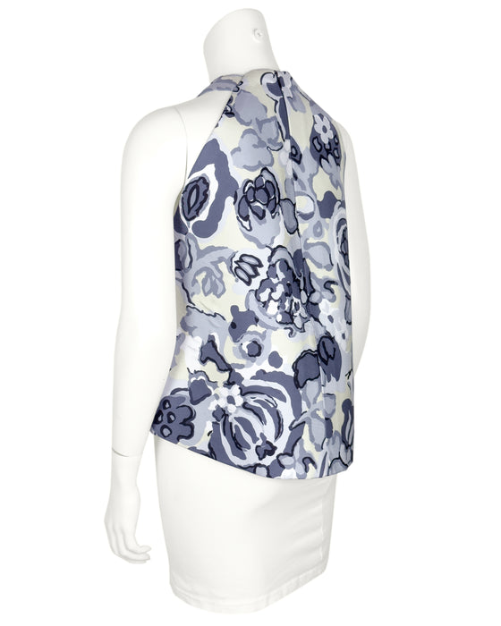 Balenciaga by Nicolas Ghesquière Spring Summer 2008 Neoprene Lace-Up Halter Top