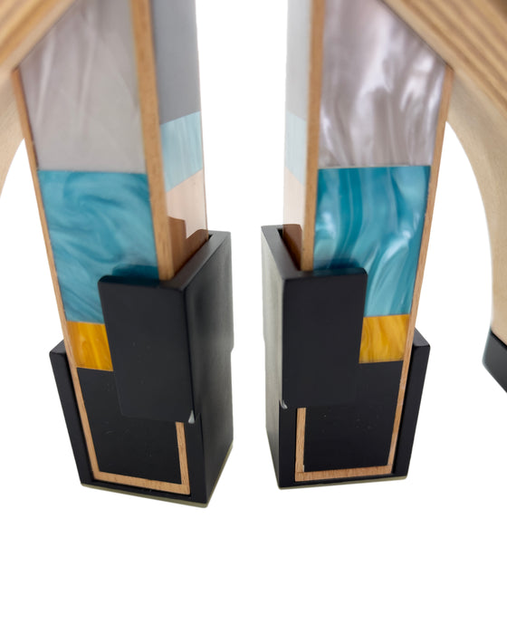 Nicolas Ghesquiere Fall 2010 Runway Mixed Media Wooden Block Heels