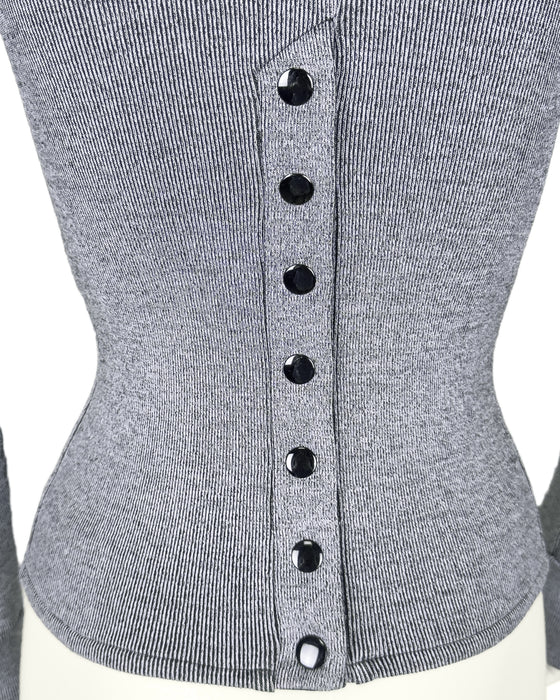 Balenciaga by Nicolas Ghesquière Fall 2003 “Sci-Fi” Ribbed Turtleneck Sweater