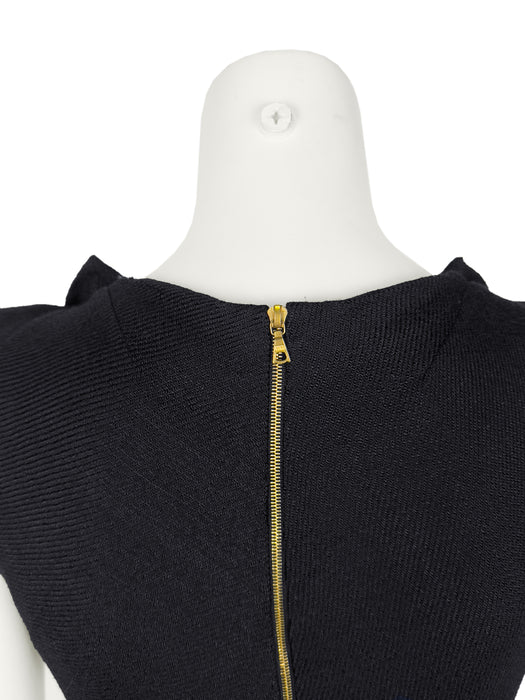 Balenciaga by Nicolas Ghesquière Spring Summer 2005 Runway Silk Spiral Zip Dress