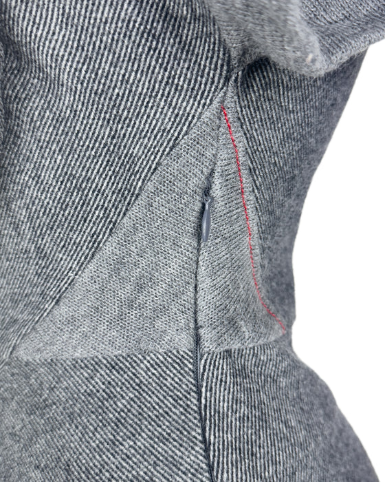 Balenciaga by Nicolas Ghesquiere Fall 2002 Cubist Mixed Media Dress