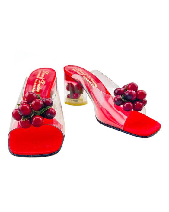 Red Love & Desire by Beverly Feldman Mules
