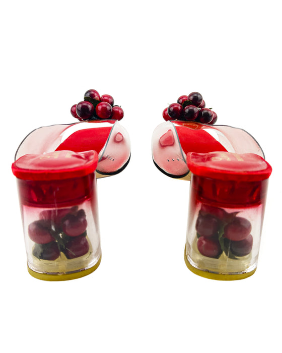 Red Love & Desire by Beverly Feldman Mules