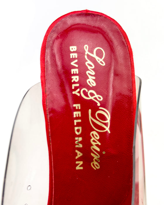 Red Love & Desire by Beverly Feldman Mules