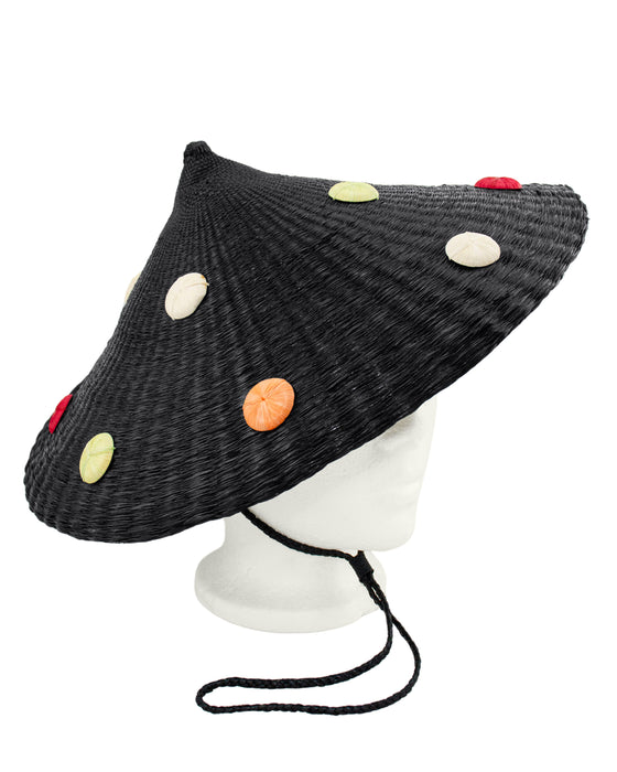 Black Straw and Polka Dot Chapeaux