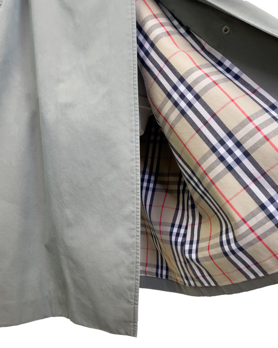 Green  Classic Trench Coat