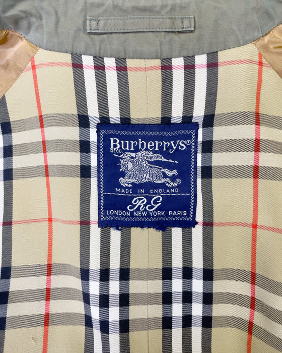 Green  Classic Trench Coat