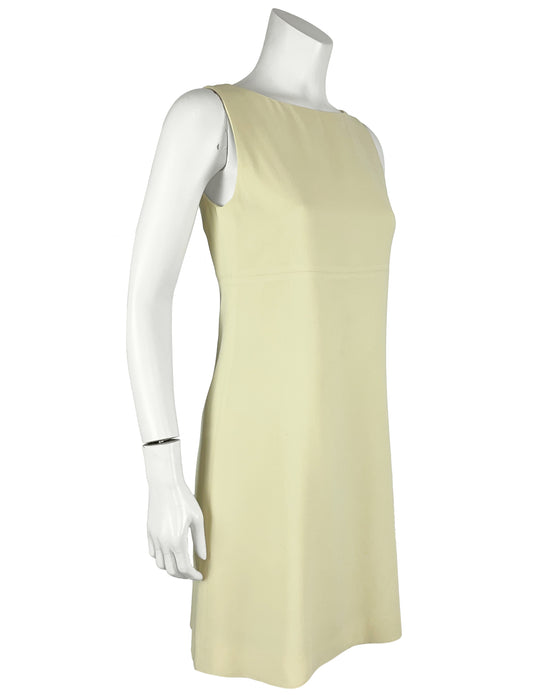 Yellow-Green Dress & Jacket Ensemble