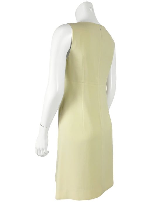 Yellow-Green Dress & Jacket Ensemble