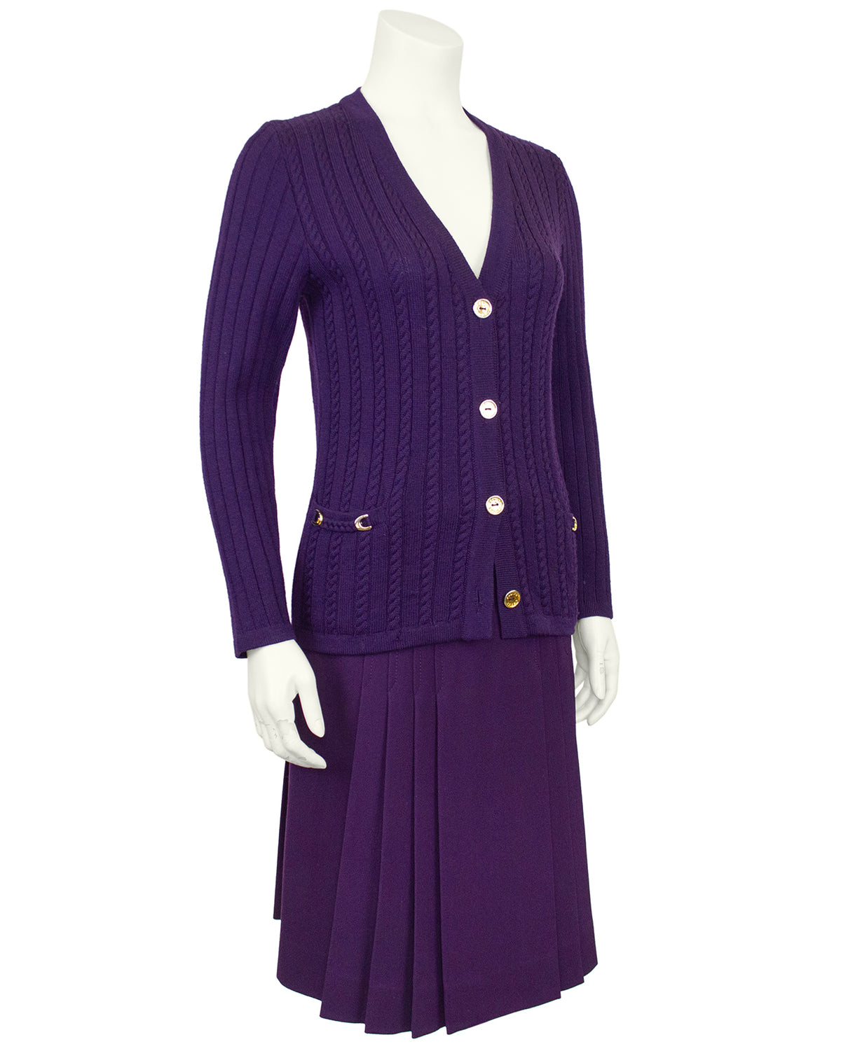 パリコレクション celine-purple-sweater-and- トップス