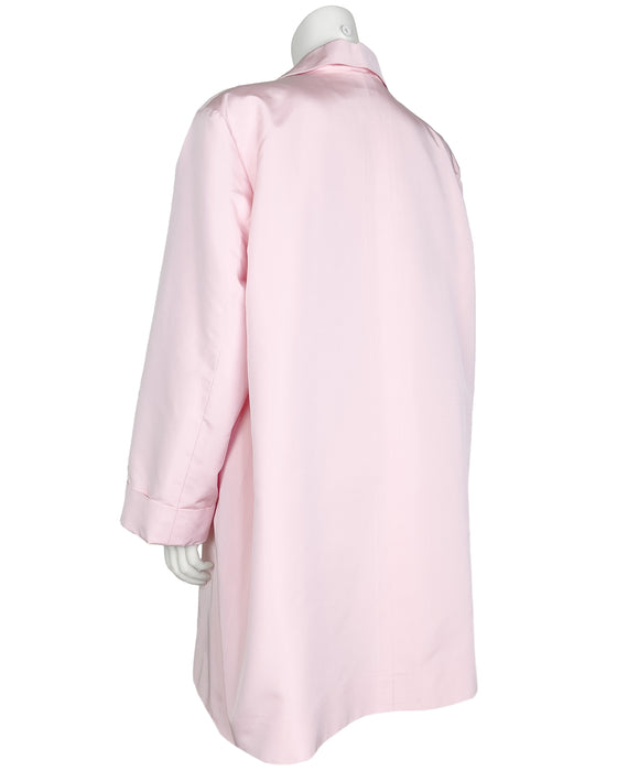 Pink Silk Evening/Swing Coat