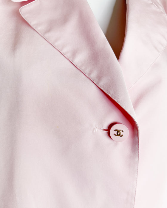 Pink Silk Evening/Swing Coat