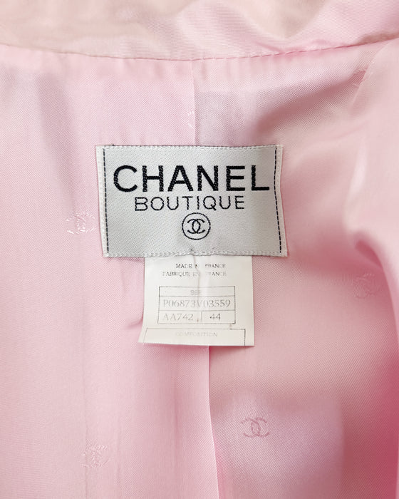 Pink Silk Evening/Swing Coat