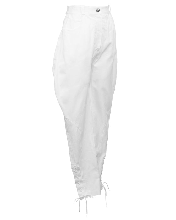 White S/S 1997 Cotton Twill Jodhpur Pants