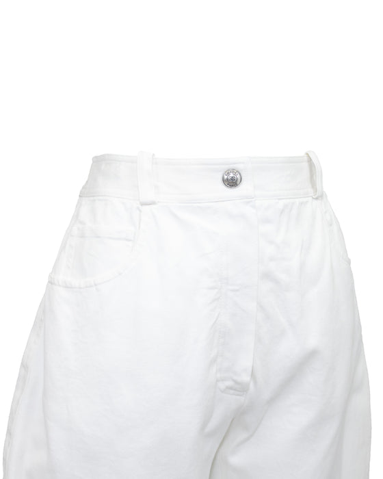 White S/S 1997 Cotton Twill Jodhpur Pants