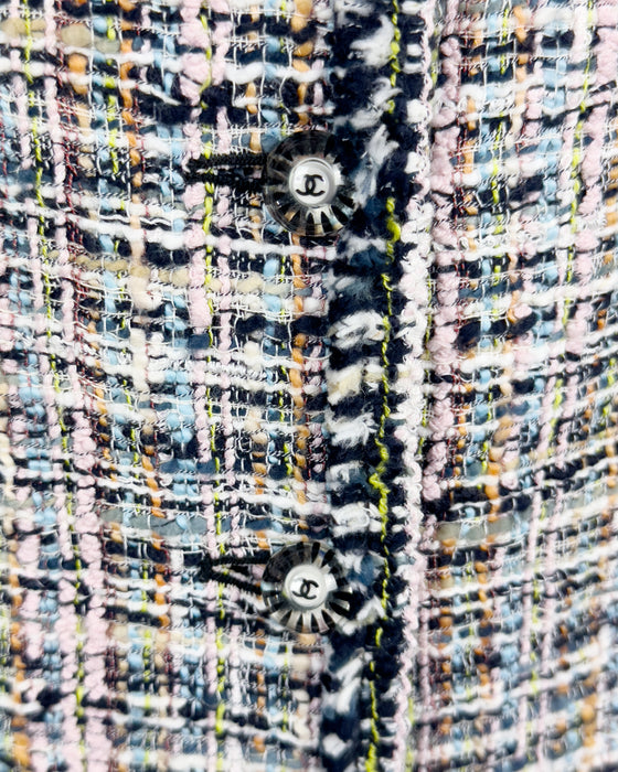 Multi Colour Bouclé Skirt