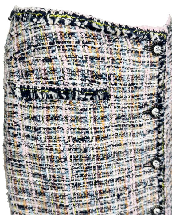 Multi Colour Bouclé Skirt