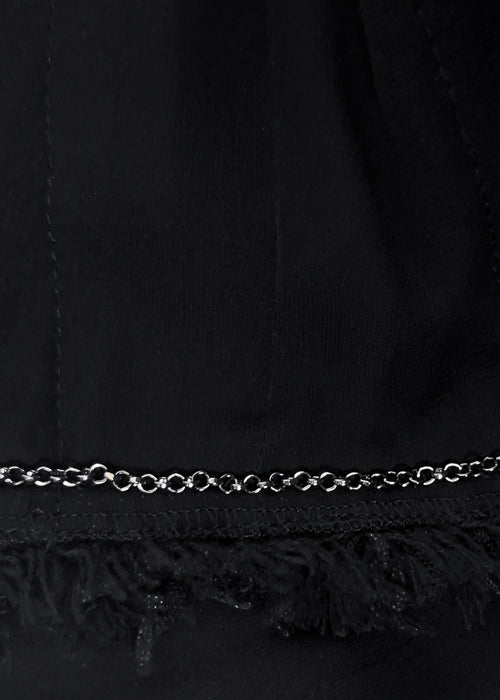 Black Spring 2005 Tweed and Sequin Jacket