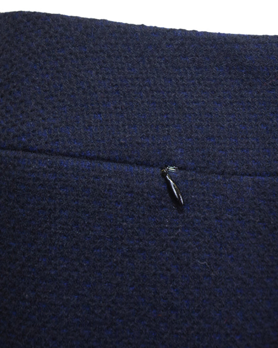 Navy Blue Cashmere Trouser Suit