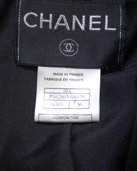 Navy Blue Cashmere Trouser Suit